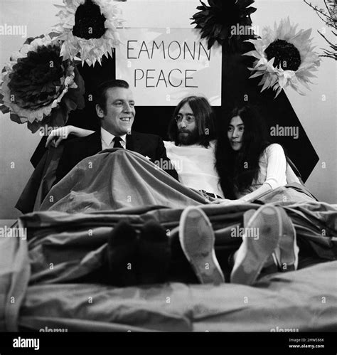 John Lennon And Yoko Ono Appear On Thames Televisions Today Programme With Eamonn Andrews