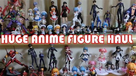 HUGE ANIME FIGURE HAUL 2014 3 Months And Over 75 Figures YouTube