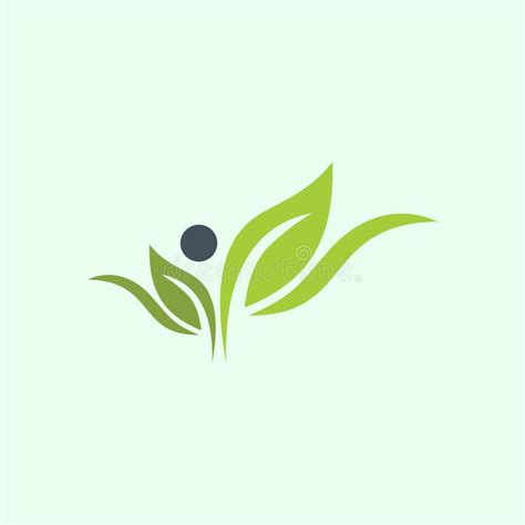 Save Nature Logo Leaf Wellness Earth Ecology Plant Green Symbol Vector