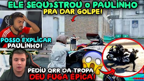 Urgente Paulinho Foi Sequ Str Do Pelo Luquet P Dar Golpe Deu Fuga