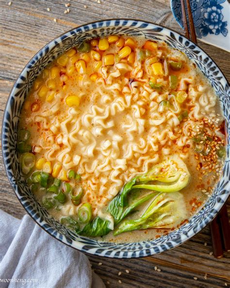 The Best 15 Minute Easy Vegan Miso Ramen Woonheng