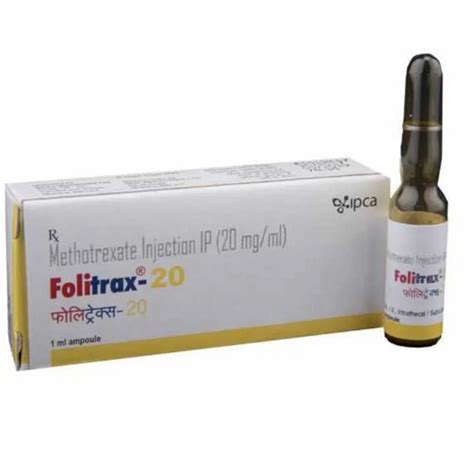 Folitrax Injection Methotrexate Ipca Laboratories Ltd At Rs