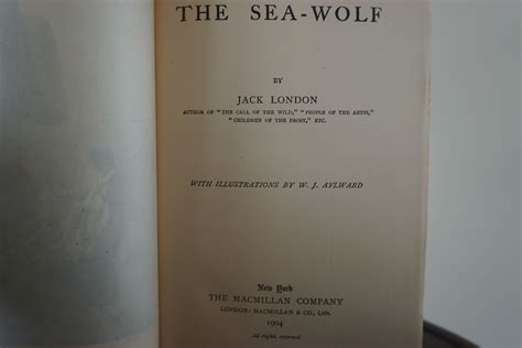 The Sea Wolf By Jack London First Edition From Egr Books