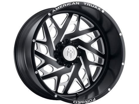 American Truxx American Truxx Forged Milled Matte Black Atf Aries