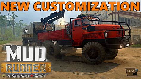 Spintires Mud Runner Most Customizable Logging Truck Youtube