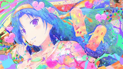 Colorful Anime Girl Wallpapers Top Free Colorful Anime Girl