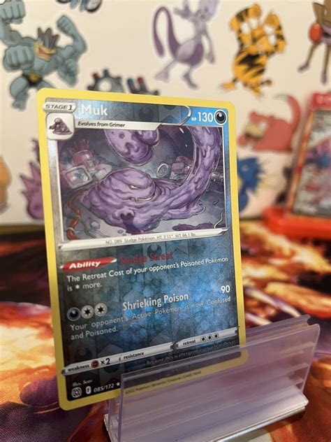 Pok Mon Tcg Muk Brilliant Stars Reverse Holo Rare Ebay