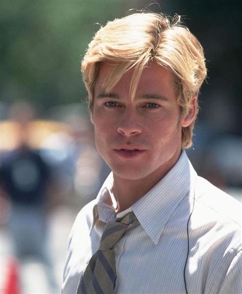 Pin By Negan 1524 On Brad Brad Pitt Brad Pitt Hair Blonde Guys