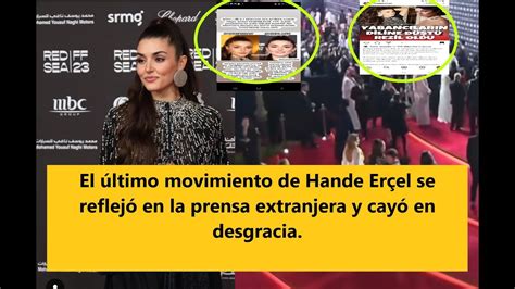 El último movimiento de Hande Erçel se reflejó en la prensa extranjera