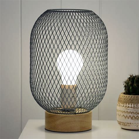 Andrade Mesh Table Lamp Shade Colour Mid Grey By Temple And Webster