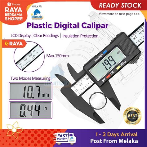 Digital Caliper Lcd Digital Vernier Caliper Alat Ukur Elektronik