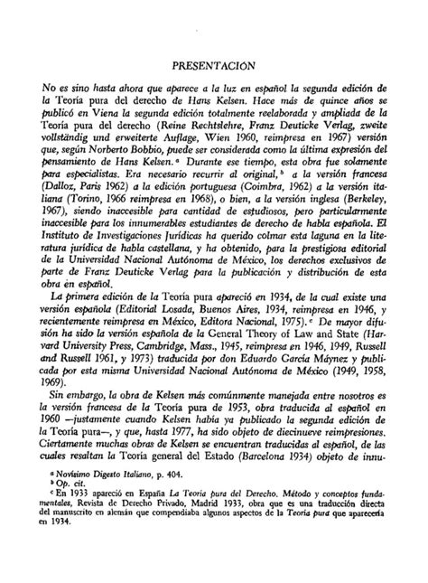 Teor A Pura Del Derecho Kelsen Pdf