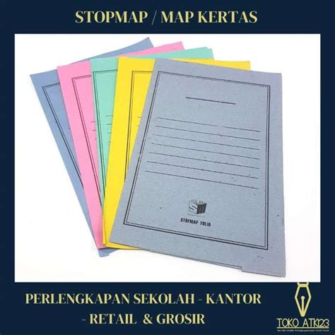 Jual Stopmap Map Kertas Folio Murah Di Seller Toko ATK123 Ploso