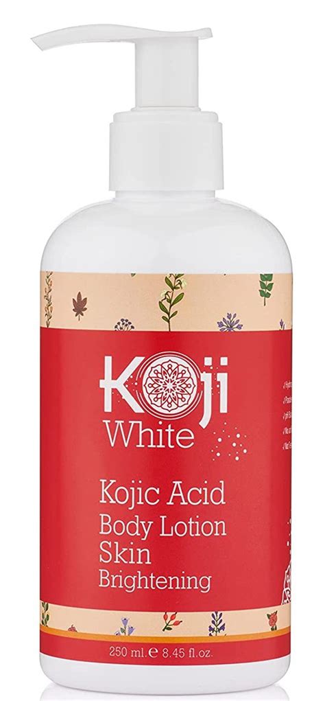 Koji White Kojic Acid Skin Brightening Body Lotion Ingredients Explained