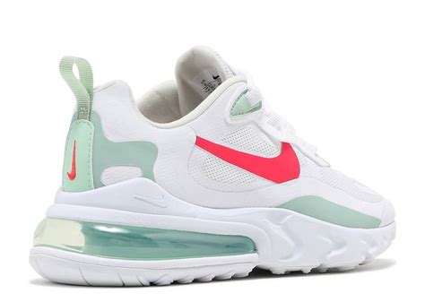 Wmns Air Max 270 React White Pistachio Crimson Nike Cv3025 100 Whitepistachio Frost