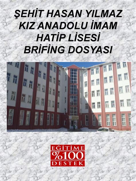 ŞEHİT HASAN YILMAZ KIZ ANADOLU İMAM HATİP LİSESİ ppt indir