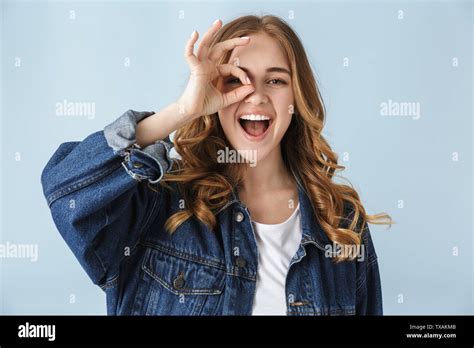 Attractive Young Girl Wearing Casual Clothes Standing Isolated Over