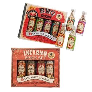 Thoughtfully Gourmet Inferno Chilli Hot Sauce Gift Set Scoville