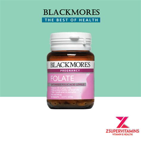 Blackmores Folate Mcg Tablets Shopee Thailand