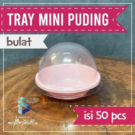 Jual Mika Cup Cake Tart Mini Puding Box Bola Plastik Isi Pcs Mika