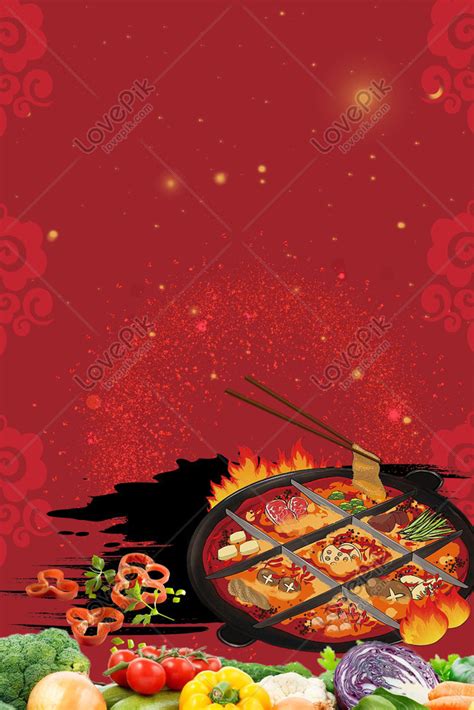 Background Latar Belakang Poster Hot Pot Gourmet Merah Gambar Untuk Diunduh Gratis Di Lovepik