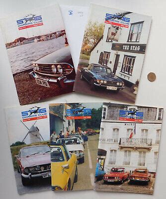 5 STAG OWNERS Club magazines 1995 classic Triumph car bundle B vintage ...