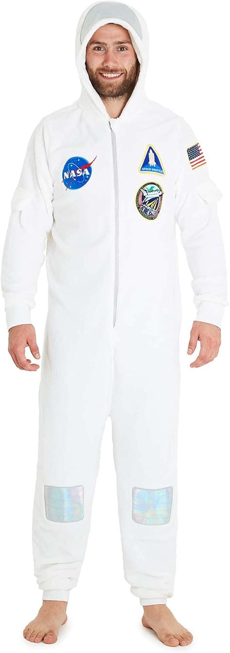 Nasa Combinaison Pyjama Homme Astronaute Grenouillère Adulte en