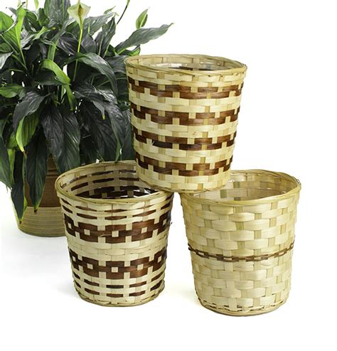 Bamboo Pot Cover Assorted