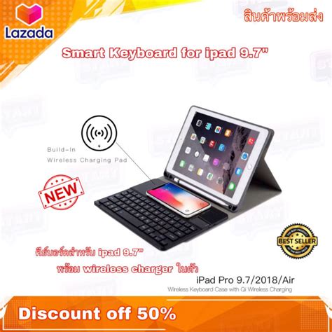 สมารทคยบอรด เคสสมารท Smart Keyboard for ไอแพด คยบอรดสำหรบไอแพด