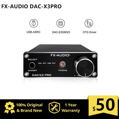 Fx Audio Dac X Pro Usb Dac Ess Headphone Amplifier Cs Support