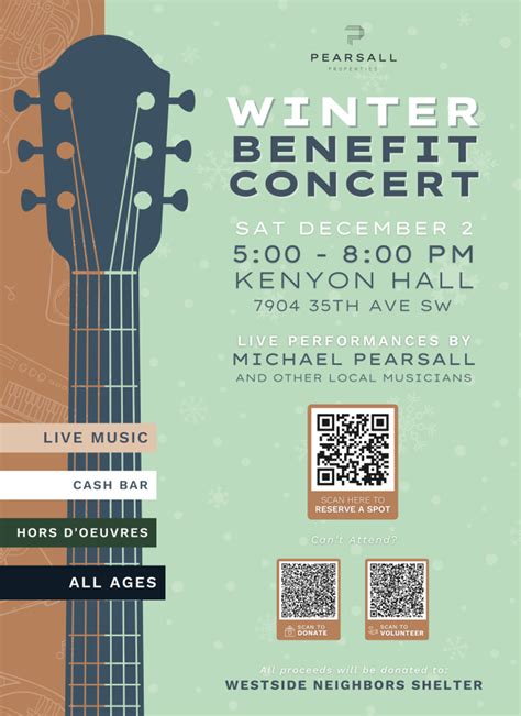 West Seattle Winter Benefit Concert at Kenyon Hall in Seattle, WA