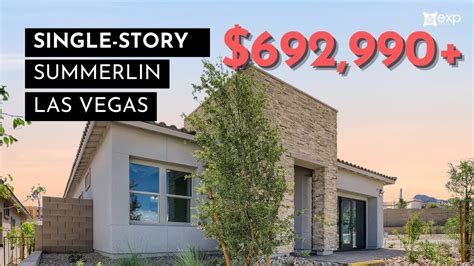 MUST SEE Summerlin Las Vegas Single Story Home For Sale Woodside Homes