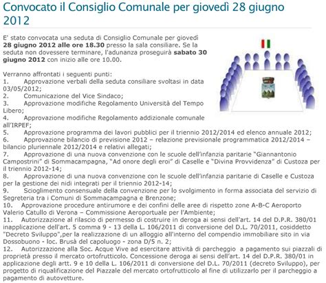 E Stato Convocata Una Seduta Di Consiglio Comunale Per Gioved