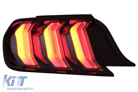 Full Led Taillights Suitable For Ford Mustang Vi S Smoke