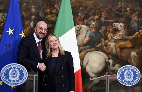 Vertice Meloni Michel A Palazzo Chigi Fondo Sovrano Europeo E