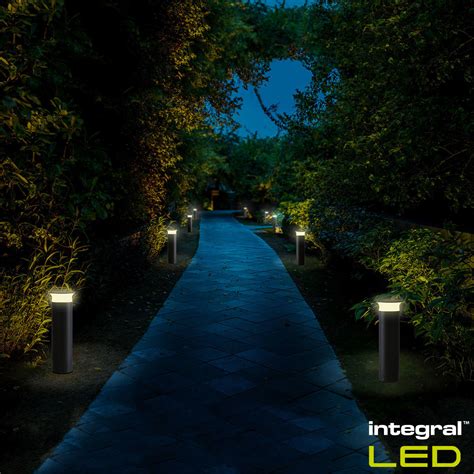 Integral Outdoor Bollard Light Available In Sizes Cos