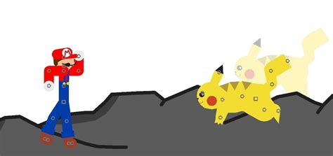 Mario vs Pikachu by angry9guy on DeviantArt