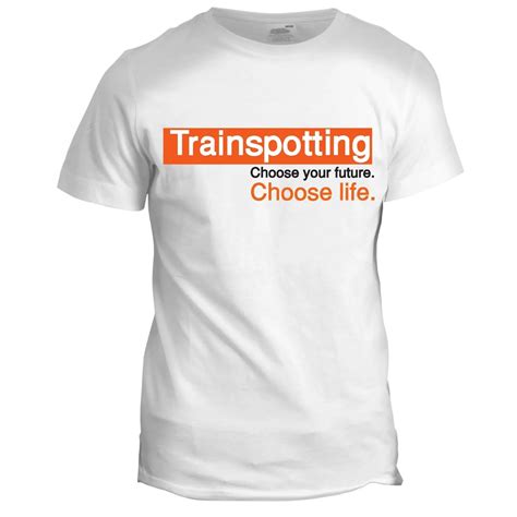 New Short Sleeve Casual T Shirt Tee Trainspotting Inspired Film