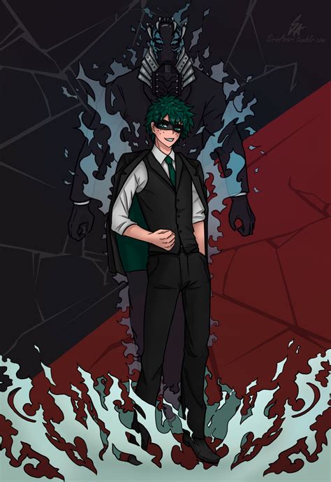 BNHA Izuku Villain Personajes De Anime Villano Deku Arte De Anime