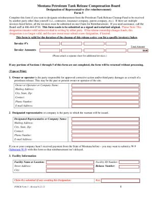 Fillable Online Deq Mt Montana Deq Ptrcb Form Fax Email Print