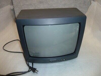 Sharp Crt Tv Retro Gaming Color Television Model N M B Working