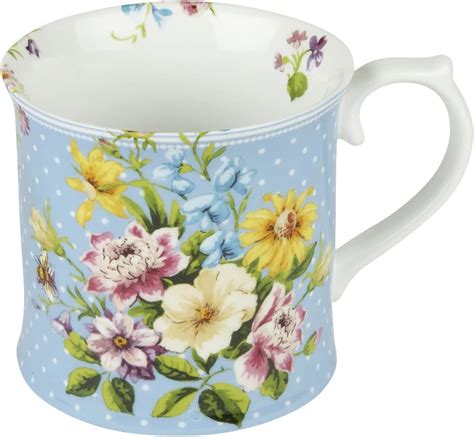 Katie Alice “english Garden” Blue Tankard Mug By Creative Tops 350 Ml 11 Fl Oz Uk