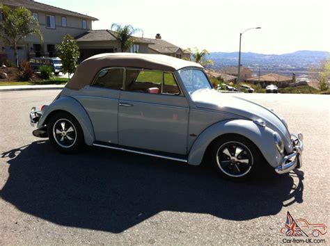 Convertible Volkswagen Classic Beetle Custom Cabriolet Lowered Vw