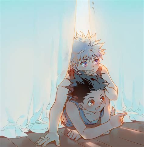 Gon Freecs And Killua Zoldyck Hunter X Hunter Đang Yêu Hài Hước