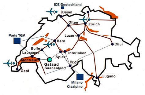 Maps of Gstaad ski resort in Switzerland | SNO