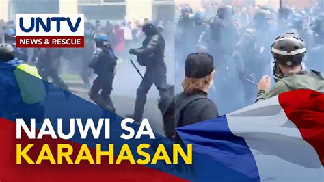 Mahigit 100 Pulis Nasugatan Sa Girian Sa May Day Protests Vs Pension