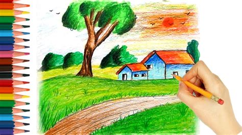 Color Pencil Drawing For Kids