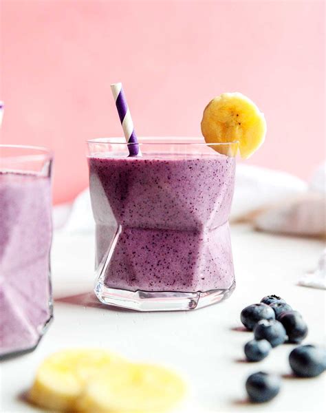 The Best Blueberry Banana Smoothie Recipe Live Eat Learn