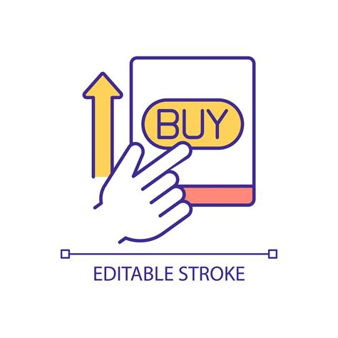 Increasing online purchases RGB color icon. Engaging customers. Digital