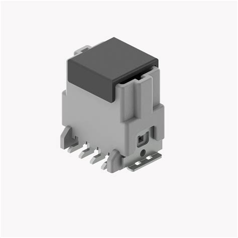 Pin Male Connector Vertical Natural Smt Type Uju Electronics